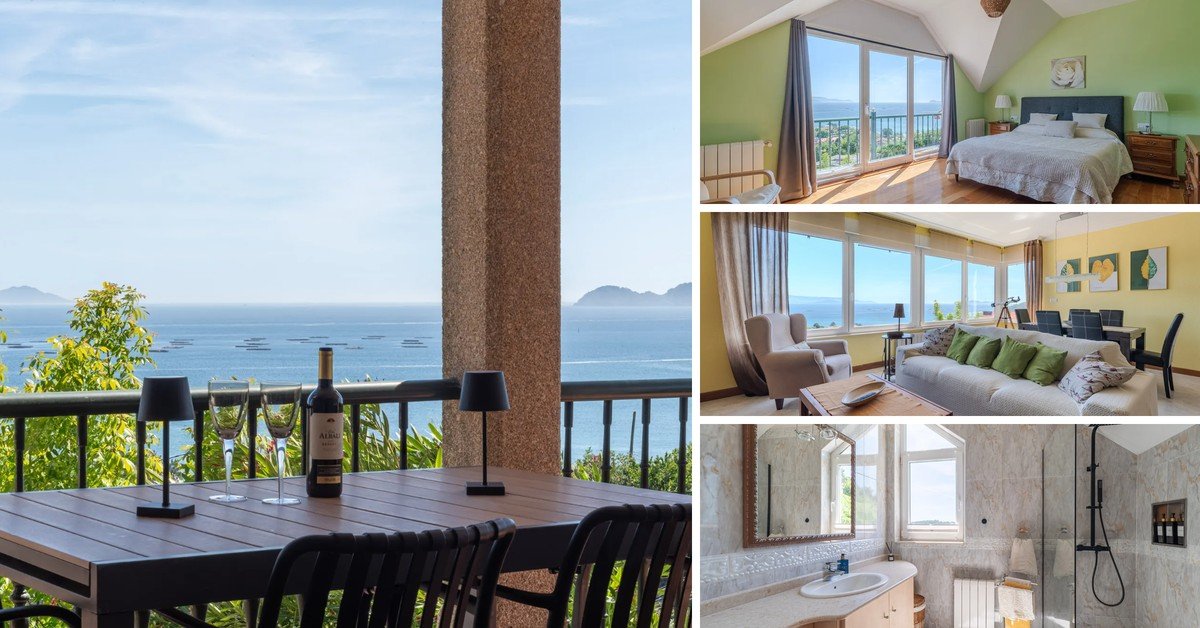 Casa Santa Marta Cíes — Alojamiento con vistas al mar